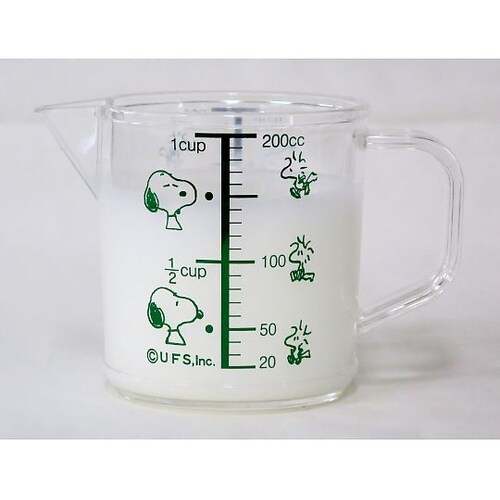計量カップ 200ml スヌーピー メジ