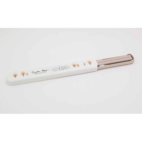箸箱セット スライド 抗菌 箸 19.5