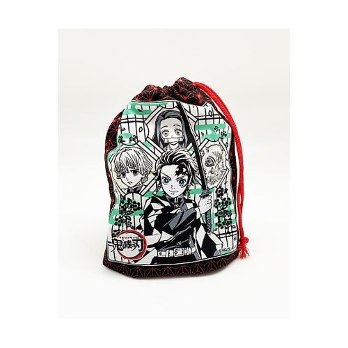 コップ袋 鬼滅の刃 巾着袋 カップ袋 子