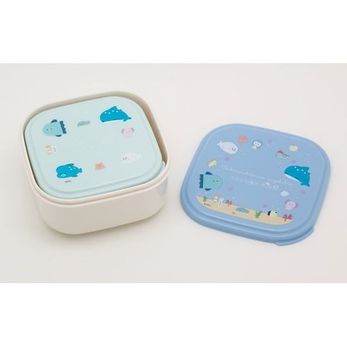 シール容器 2個入り つぶらな瞳 ブルー