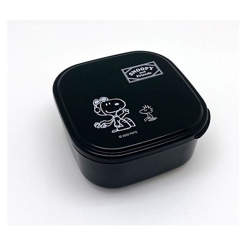 シール容器 2個入り スヌーピーブラック