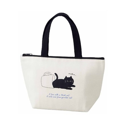 ランチバッグ 保冷 black cat