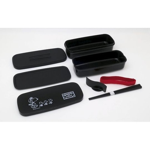 お弁当箱 2段 スヌーピーBlack 6