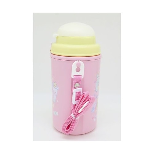 水筒 450ml ストロー付き水筒 保冷