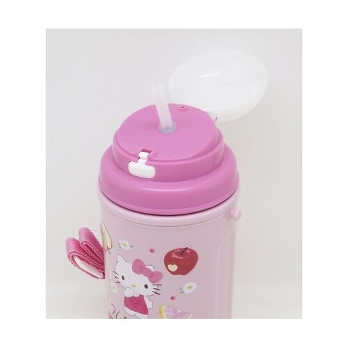水筒 ストロー付水筒 ハローキティフルー