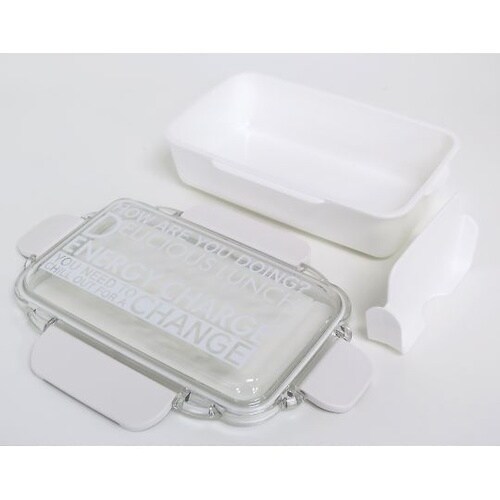 弁当箱 1段 500ml ホワイト エナ
