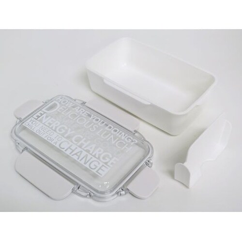 弁当箱 1段 650ml ホワイト エナ