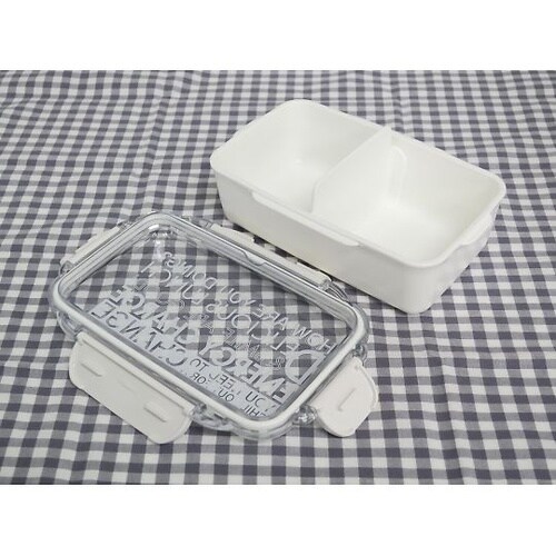 弁当箱 1段 650ml ホワイト エナ