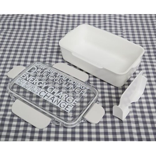 弁当箱 1段 650ml ホワイト エナ