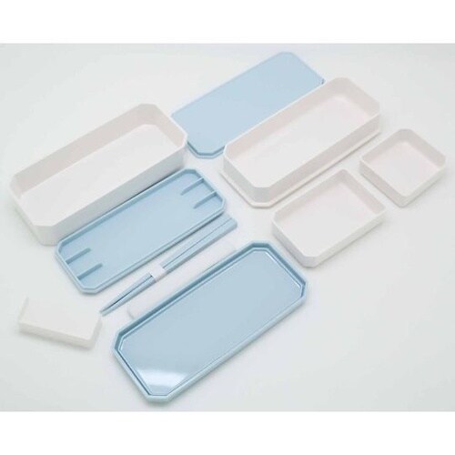 お弁当箱 2段 600ml 抗菌 松花堂