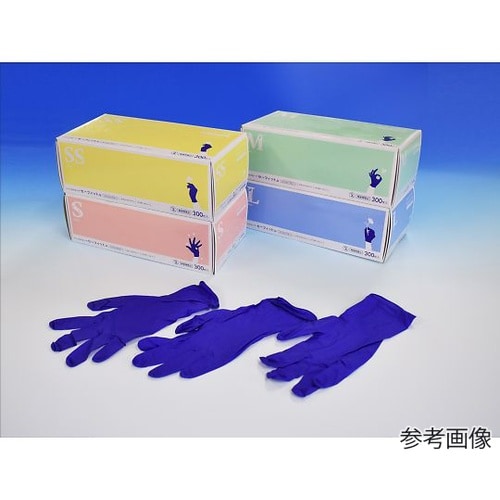 ニトリルグローブセーフィットu コバルト