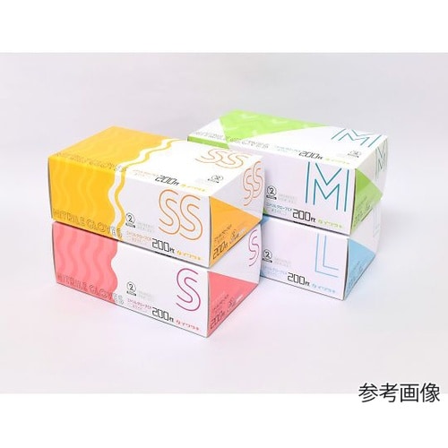 ニトリルグローブCF ホワイト PF M