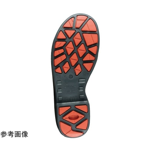 JIS安全靴 8518アカ/クロ 265