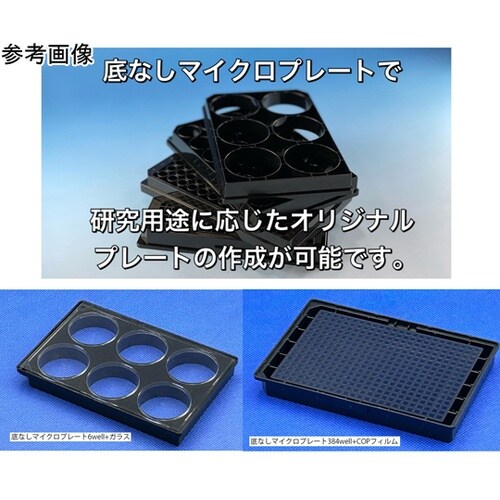 【独自の素材をプレート底面に貼れる】底な