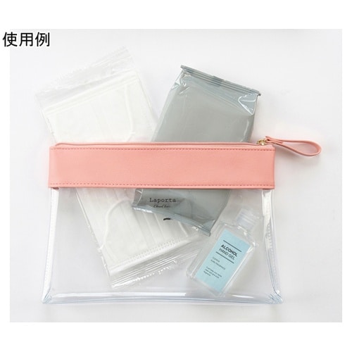 クリアケース B6 ペールピンク LA−