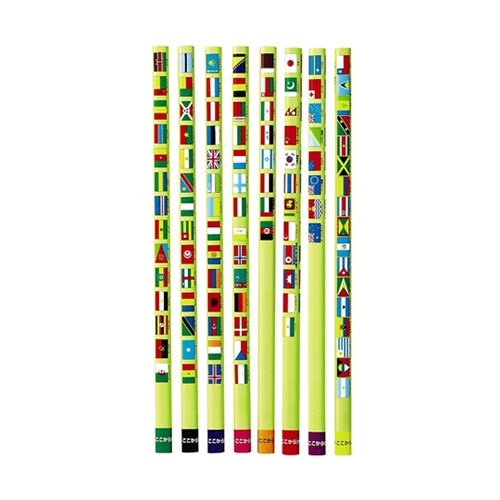 STAD国旗大百科鉛筆 B 1ダース(1