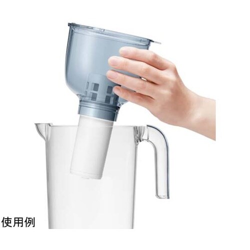 ポット型浄水器 ブルー CP504−BL