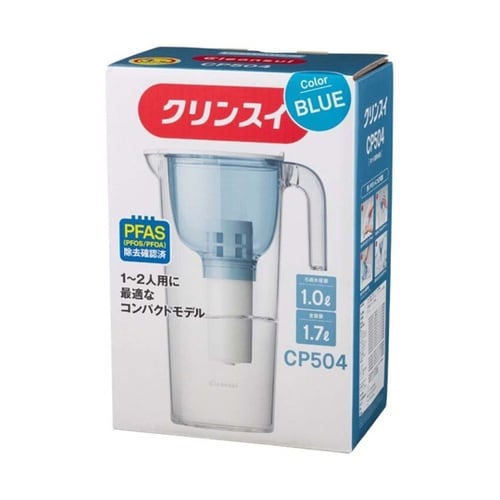 ポット型浄水器 ブルー CP504−BL