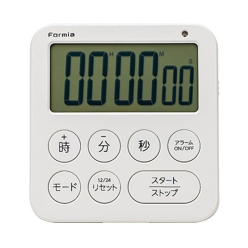 消音機能付きデジタルタイマー ホワイト