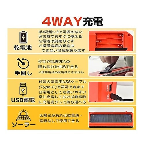 多機能防災ラジオ ブルー SG−MTK1