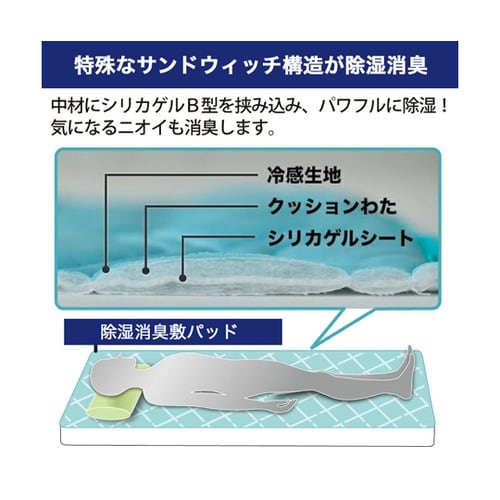 ドライミング クール 除湿・消臭・冷感