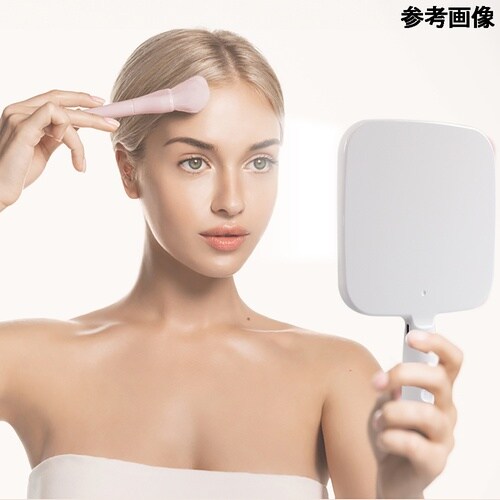 LEDライト ハンドミラー ホワイト Y