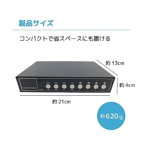画面分割器4CH SEC−DIV−4CH