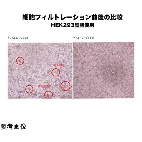 チューブに貼って使うセルストレーナー 1