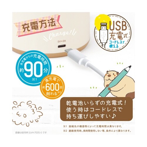 リビガク充電式トガリターン アイボリー