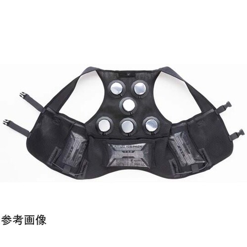 温冷ペルチェ3点式ベスト 取付穴(個)6