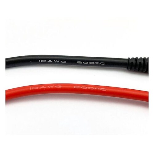 片端バナナプラグ付コード 赤黒セット A