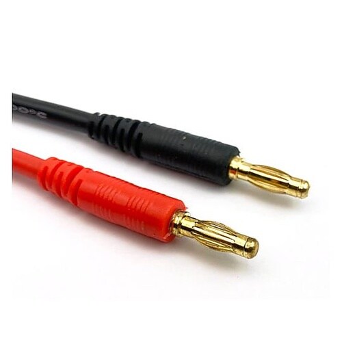 片端バナナプラグ付コード 赤黒セット A