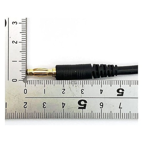 片端バナナプラグ付コード 赤黒セット A