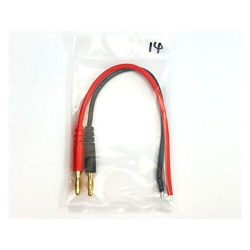 片端バナナプラグ付コード 赤黒セット A