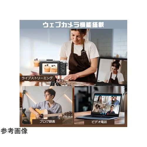 被写体がキレイに撮れるリングライト搭載デ