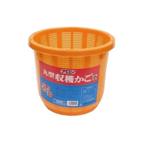 丸型収穫かご 小 ひも付