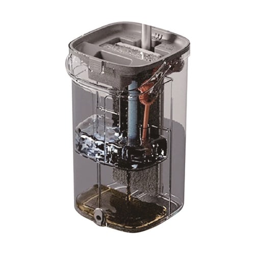 洗濯絞り機能付きマイクロファイバーモップ