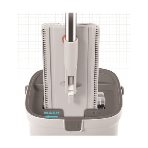 洗濯絞り機能付きマイクロファイバーモップ