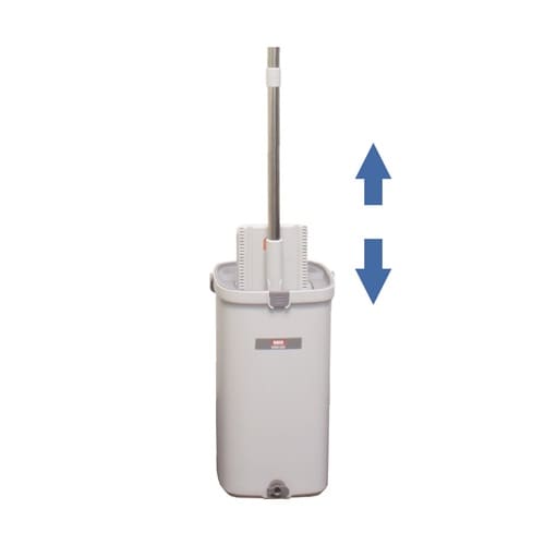 洗濯絞り機能付きマイクロファイバーモップ