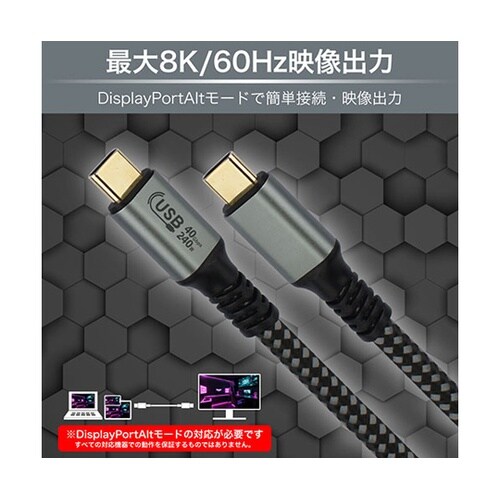 USB4対応240W Type−Cケーブ