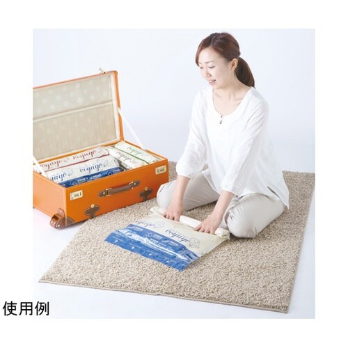 押すだけ衣類圧縮パック L 1セット(2