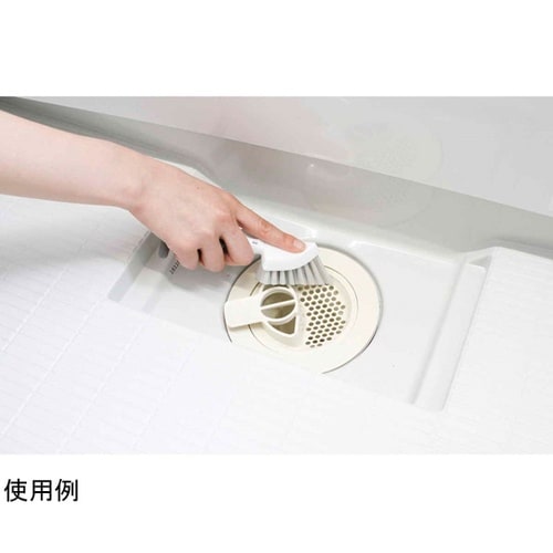 お風呂用すみずみブラシ グレー B330