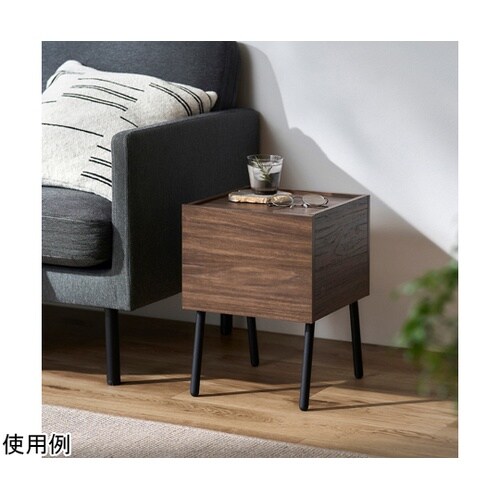 アイアンウッドサイドテーブル ウォールナ