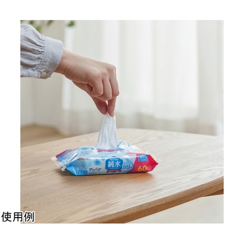 純水ウェットティッシュ 60枚入×8個パ