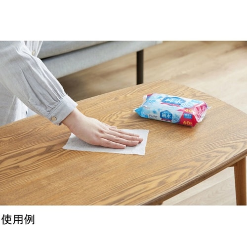 純水ウェットティッシュ 60枚入×8個パ