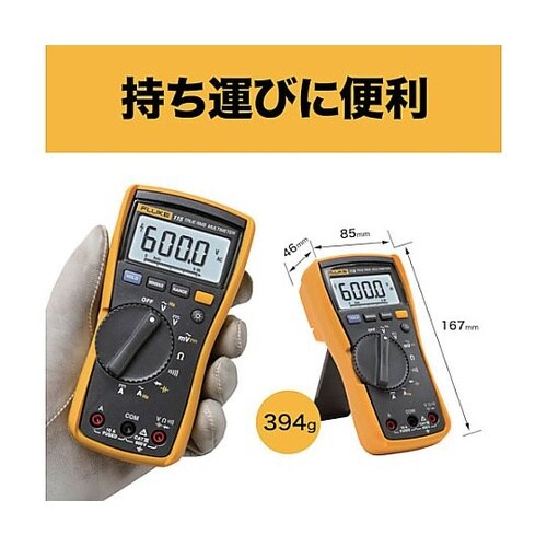 真の実効値マルチメーター 115