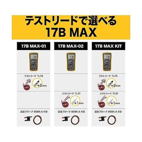 デジタルマルチメーター 17B MAX