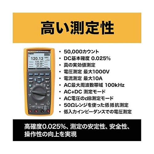 デジタル・マルチメーター 真の実効値トレ