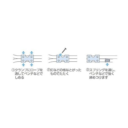 ロープクランプ ステンレス RP−6
