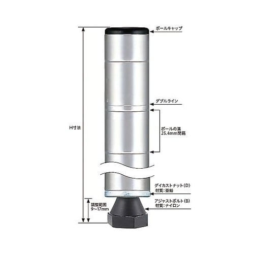 ベーシックシリーズ ポール ステンレス